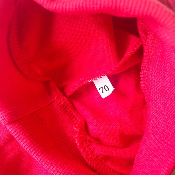 Kid Tales Red Tracksuit with White Stripes - Picture 3 of 6